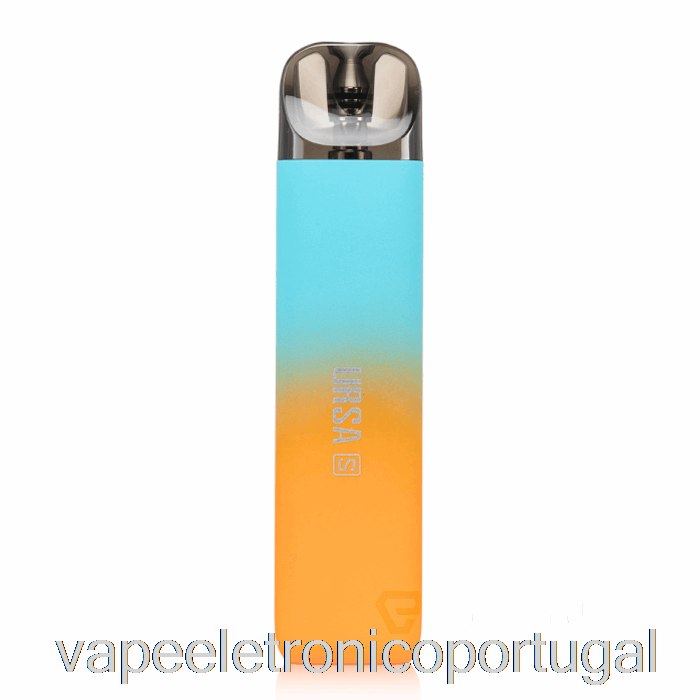 Vape Eletrônico Perdido Vape Ursa S 16w Pod Kit Ciano Laranja